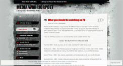 Desktop Screenshot of mediawarriorpoet.wordpress.com