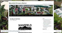 Desktop Screenshot of mansfieldgrowersmarket.wordpress.com