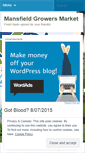 Mobile Screenshot of mansfieldgrowersmarket.wordpress.com