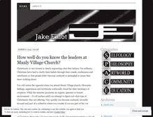 Tablet Screenshot of jakeelliot.wordpress.com