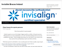 Tablet Screenshot of invisiblebracesireland.wordpress.com
