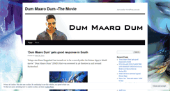Desktop Screenshot of dummaarodumthemovie.wordpress.com