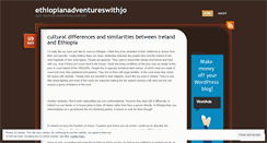 Desktop Screenshot of ethiopianadventureswithjo.wordpress.com