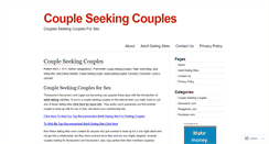Desktop Screenshot of coupleseekingcouples.wordpress.com