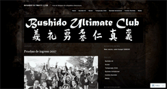 Desktop Screenshot of bushidoultimate.wordpress.com