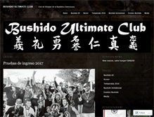 Tablet Screenshot of bushidoultimate.wordpress.com