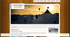 Desktop Screenshot of mariabagge.wordpress.com