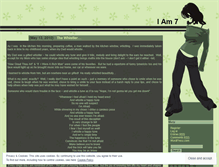 Tablet Screenshot of iam7.wordpress.com