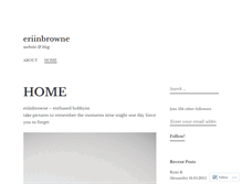 Tablet Screenshot of eriinbrowne.wordpress.com