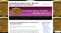 Desktop Screenshot of beautyindustrytrends.wordpress.com