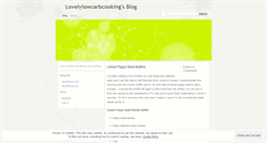 Desktop Screenshot of lovelylowcarbcooking.wordpress.com