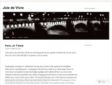 Tablet Screenshot of cestlavieaparis.wordpress.com