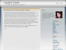 Tablet Screenshot of lucianacouto.wordpress.com