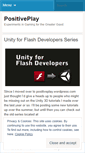 Mobile Screenshot of positiveplay.wordpress.com