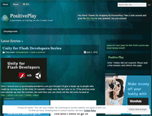 Tablet Screenshot of positiveplay.wordpress.com
