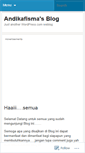Mobile Screenshot of andikafisma.wordpress.com