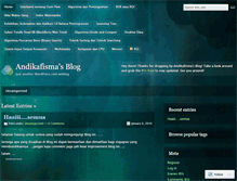Tablet Screenshot of andikafisma.wordpress.com