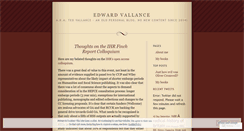 Desktop Screenshot of edwardvallance.wordpress.com