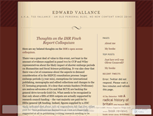 Tablet Screenshot of edwardvallance.wordpress.com