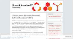 Desktop Screenshot of homeautomationny.wordpress.com