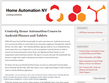 Tablet Screenshot of homeautomationny.wordpress.com