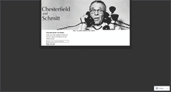 Desktop Screenshot of chesterfieldandschmitt.wordpress.com
