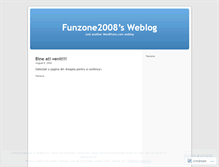 Tablet Screenshot of funzone2008.wordpress.com