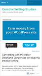 Mobile Screenshot of creativewritingstudies.wordpress.com