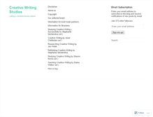 Tablet Screenshot of creativewritingstudies.wordpress.com