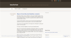 Desktop Screenshot of lassiterlaw.wordpress.com