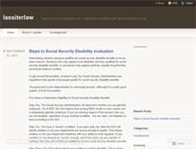 Tablet Screenshot of lassiterlaw.wordpress.com