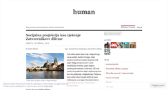 Desktop Screenshot of humanmag.wordpress.com