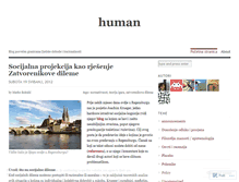 Tablet Screenshot of humanmag.wordpress.com