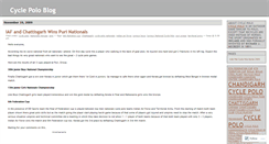 Desktop Screenshot of cyclepolo.wordpress.com
