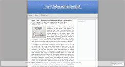 Desktop Screenshot of myrtlebeachallergist.wordpress.com