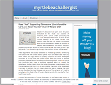 Tablet Screenshot of myrtlebeachallergist.wordpress.com