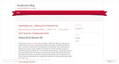 Desktop Screenshot of franktwin.wordpress.com