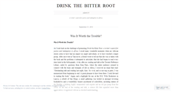 Desktop Screenshot of drinkthebitterroot.wordpress.com