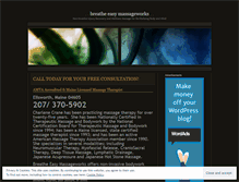 Tablet Screenshot of breatheeasymassage.wordpress.com