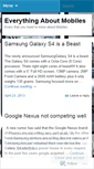 Mobile Screenshot of everythingaboutmobiles.wordpress.com