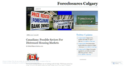 Desktop Screenshot of foreclosurescalgary.wordpress.com