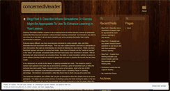 Desktop Screenshot of lvleader.wordpress.com