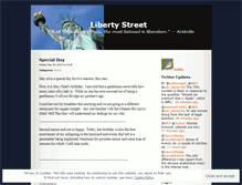 Tablet Screenshot of libertystreet.wordpress.com