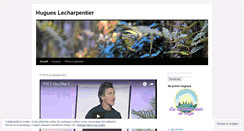 Desktop Screenshot of hugueslecharpentier.wordpress.com