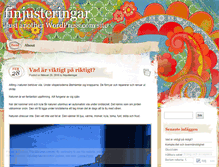 Tablet Screenshot of finjusteringar.wordpress.com