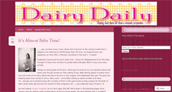 Desktop Screenshot of dairydaily.wordpress.com