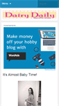 Mobile Screenshot of dairydaily.wordpress.com