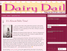 Tablet Screenshot of dairydaily.wordpress.com