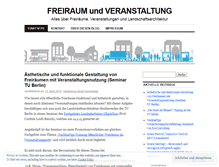 Tablet Screenshot of freiraumundveranstaltung.wordpress.com