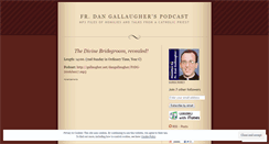 Desktop Screenshot of frdangallaugherpodcast.wordpress.com